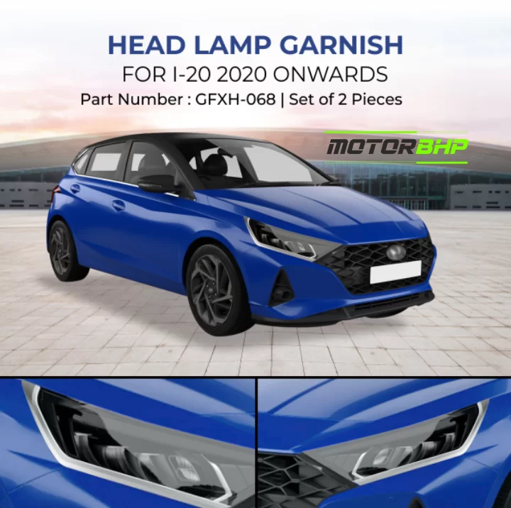 Buy Hyundai i20 Car Head Lamp Chrome Accessories Online Shopping